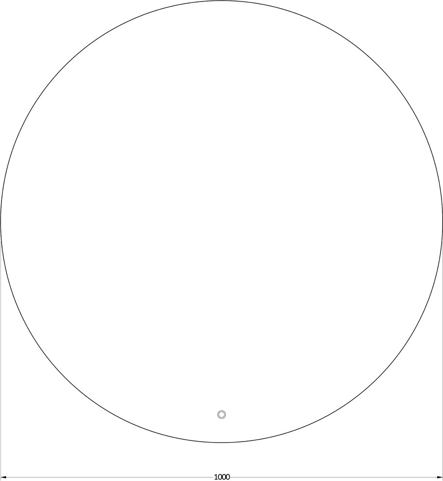 BY 2647 Зеркало с LED-подсветкой 27 W EVOFORM Ledshine - Вид №1