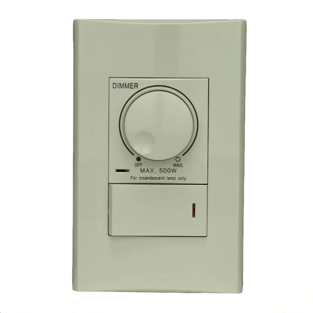 Диммер с подсветкой Anam Zunis 500 Вт цвет бежевый 13357287 STLM-2142776 legrand