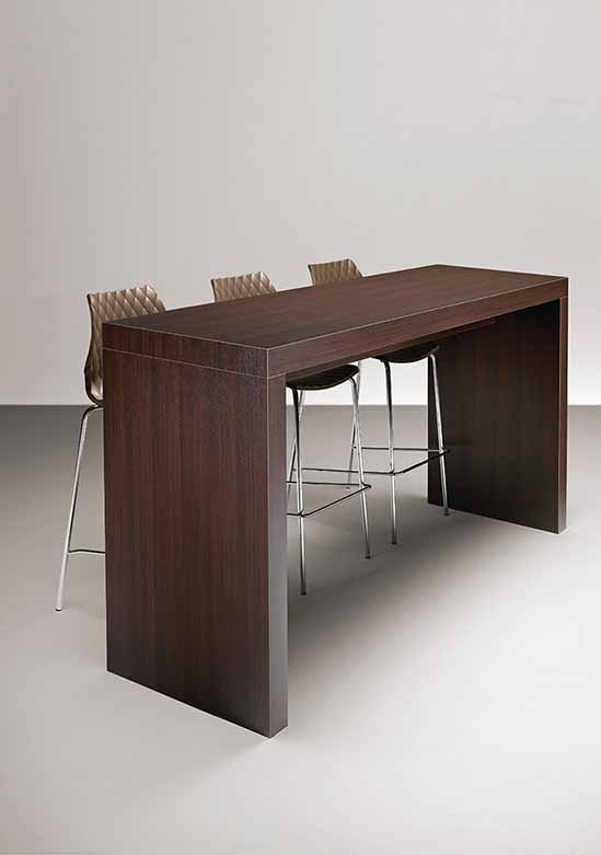 Deck 503A Стол из сотового картона с ламинированной поверхностью. Версия 80 см глубиной. Et al. Deck