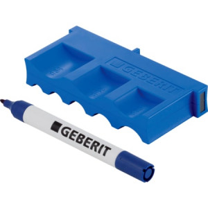 90351 Шаблон Geberit Mapress для маркировки на трубе глубины раструба, с маркером Geberit