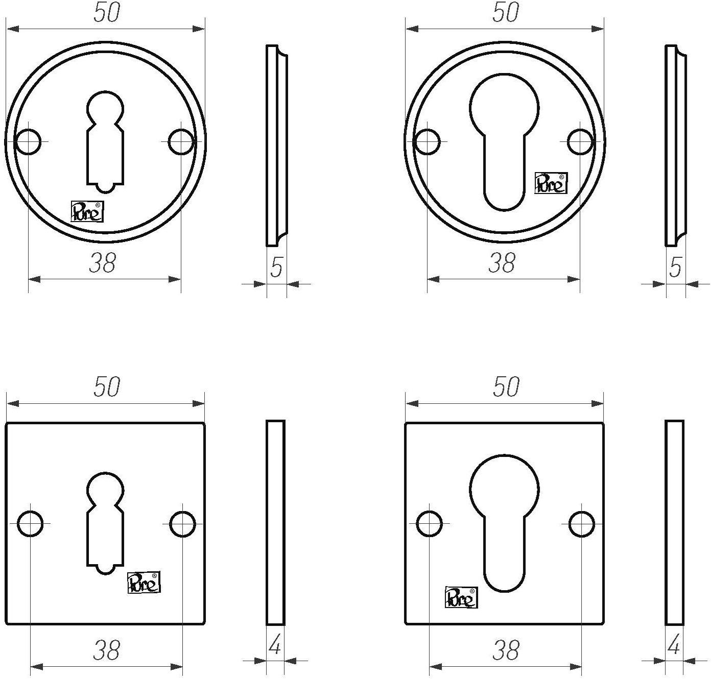 Dauby Круглая насадка Pure® 14821 - Вид №1