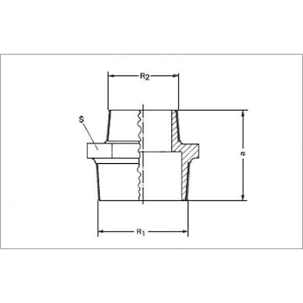 132453438 SANHA 3245 PURAFIT ниппель редукционный НР-НР 3/4x3/8 мм  - Вид №1