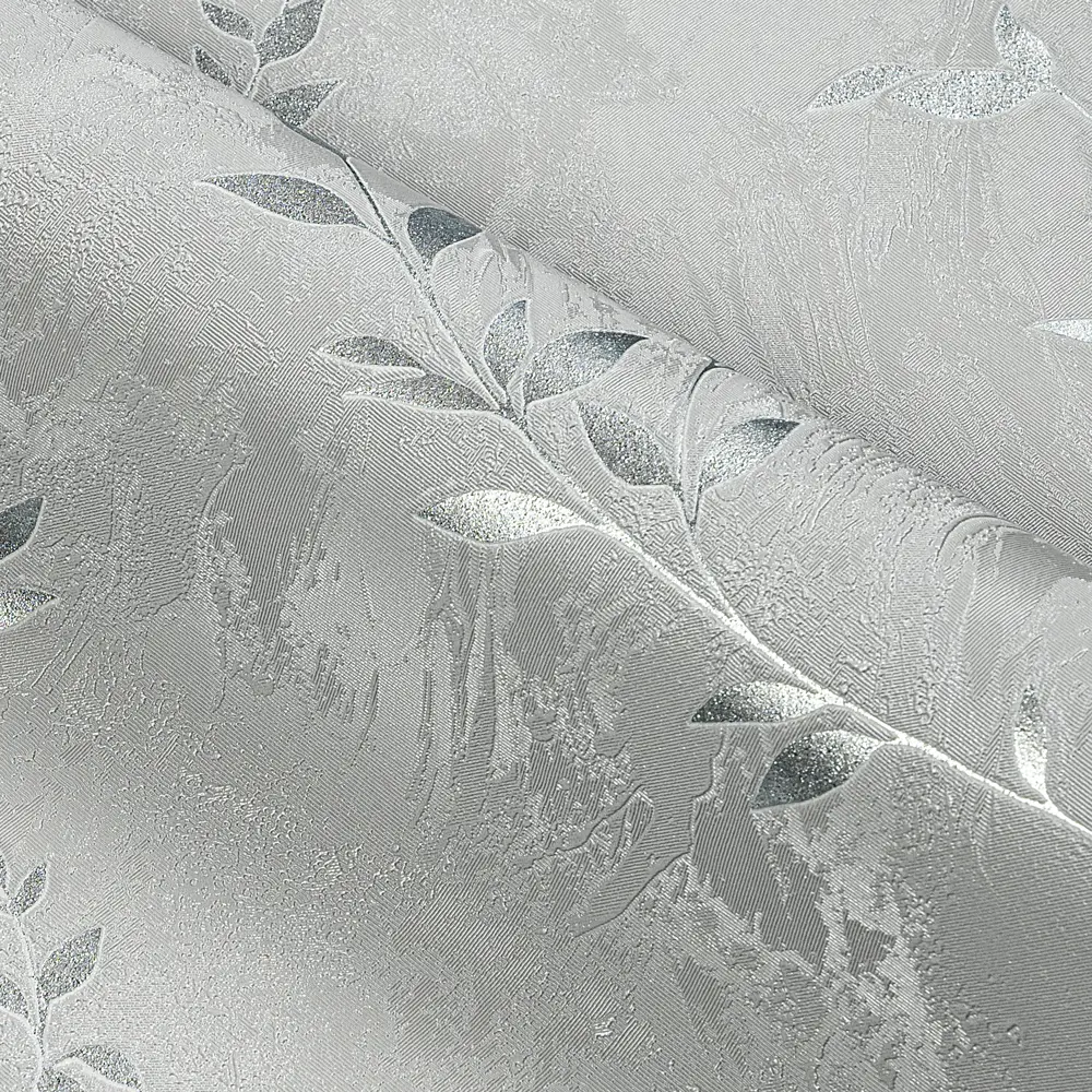 Victoria Stenova Afelia - серые флизелиновые обои с цветочным узором 89423654 STLM-1570246 - Вид №3