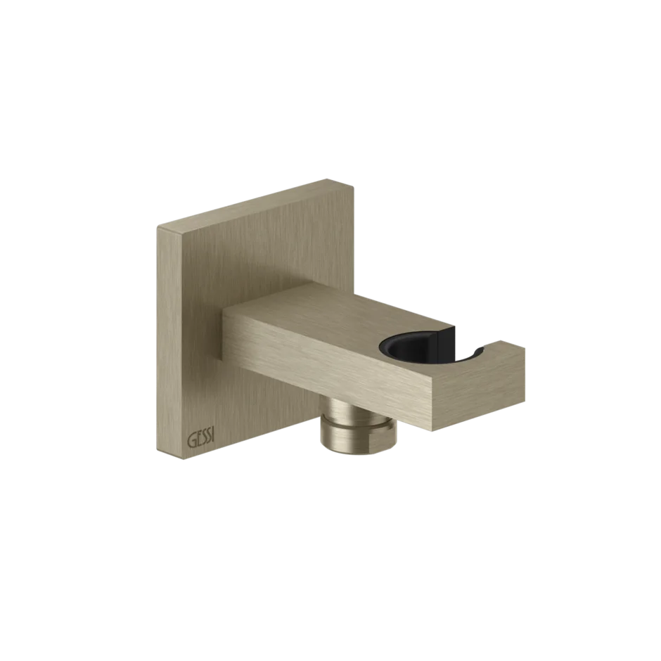 Крючок для ручного душа-выпуск воды 20161 149 Gessi Rettangolo k МАТОВЫЙ НИКЕЛЬ FINOX 20161149