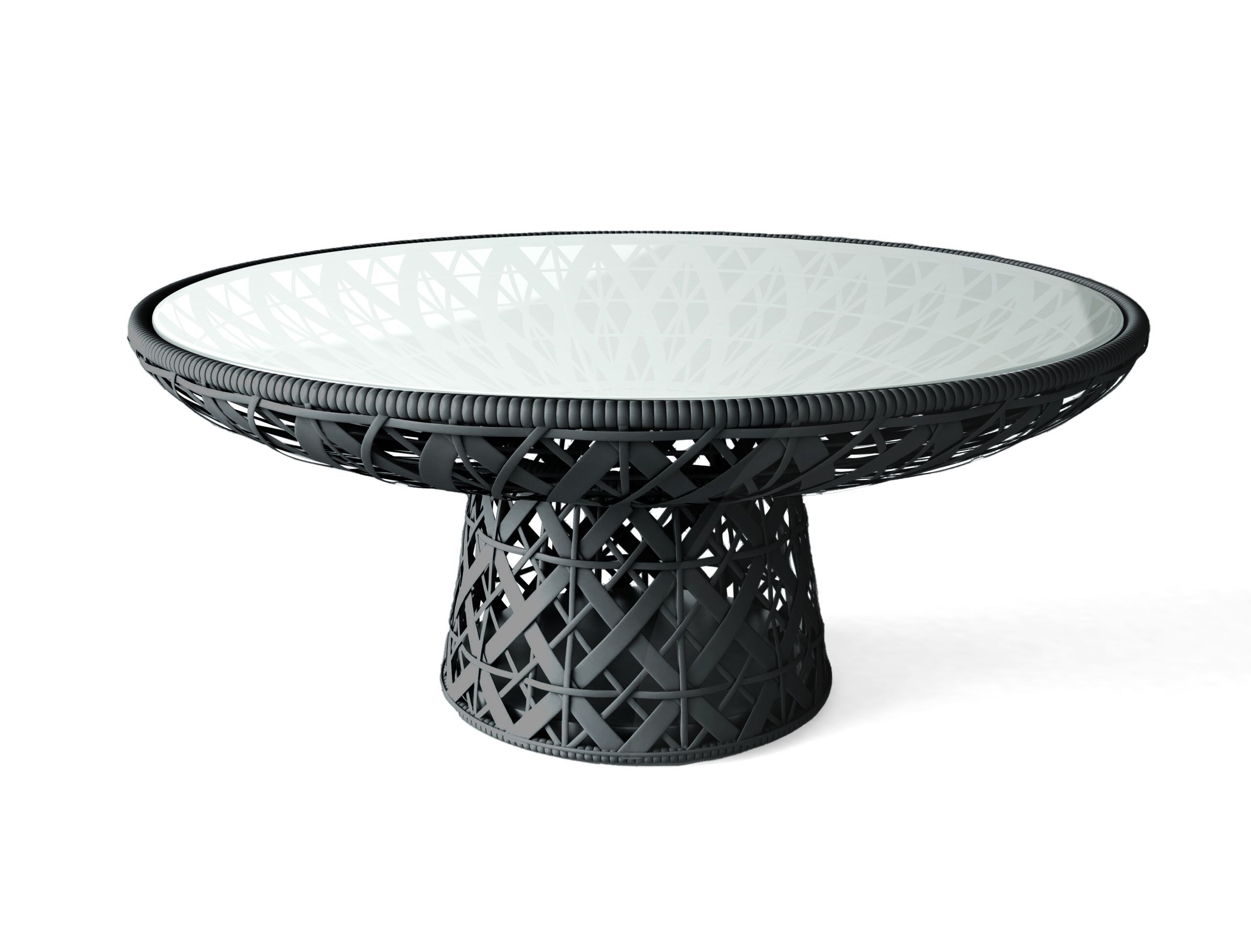 Круглый журнальный столик из смолы Walters Reverie ARCH-00150289 - Вид №1