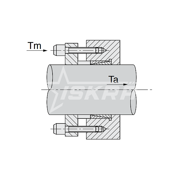 IS3576 Зажимная втулка KLNN070 (PHF FX30-70x79) ISKRA  - Вид №3