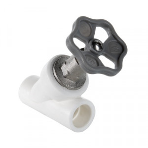 VTp.714.0.020 Вентиль полипропиленовый прямоточный Valtec 20 мм