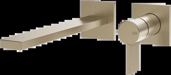 Смеситель для умывальника 73688 149 Gessi Inverso МАТОВЫЙ НИКЕЛЬ FINOX