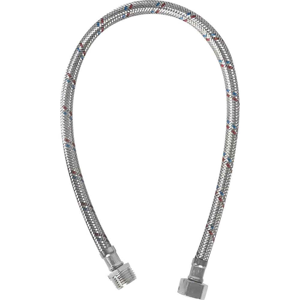 Гибкая подводка UNI-FITT для воды 1/2" 60 см с латунными фитингами 85060798 STLM-1563922