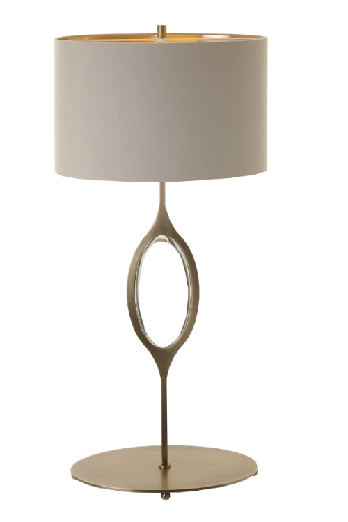 Настольная лампа Valentina латунь 5866 PUSHA ЭЛИТНЫЕ 061984 Белый;золото  - Вид №1