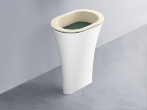 AMLA65-LN+AMPILO-MU+AMCOLO-BL Раковина Amedeo Ovale отдельностоящая cielo Enjoy + Amedeo