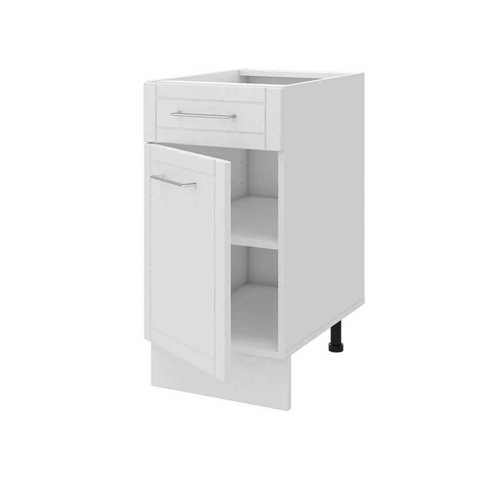 Напольный кухонный шкаф DELINIA Агидель с ящиком - белый 86586496 STLM-0883234 - Вид №2