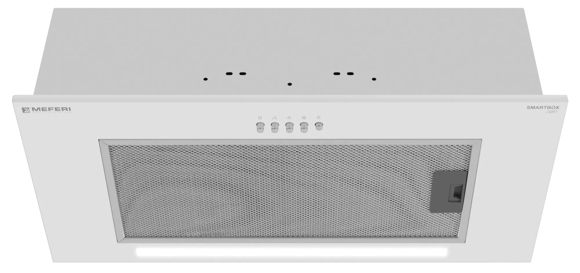 9168686 Вытяжка полновстраиваемая Meferi SMARTBOX60WH LIGHT белый STDN-0027661