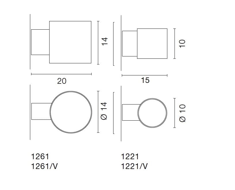 Металлический настенный светильник Martinelli Luce Тюбик ARCH-00038550 - Вид №4