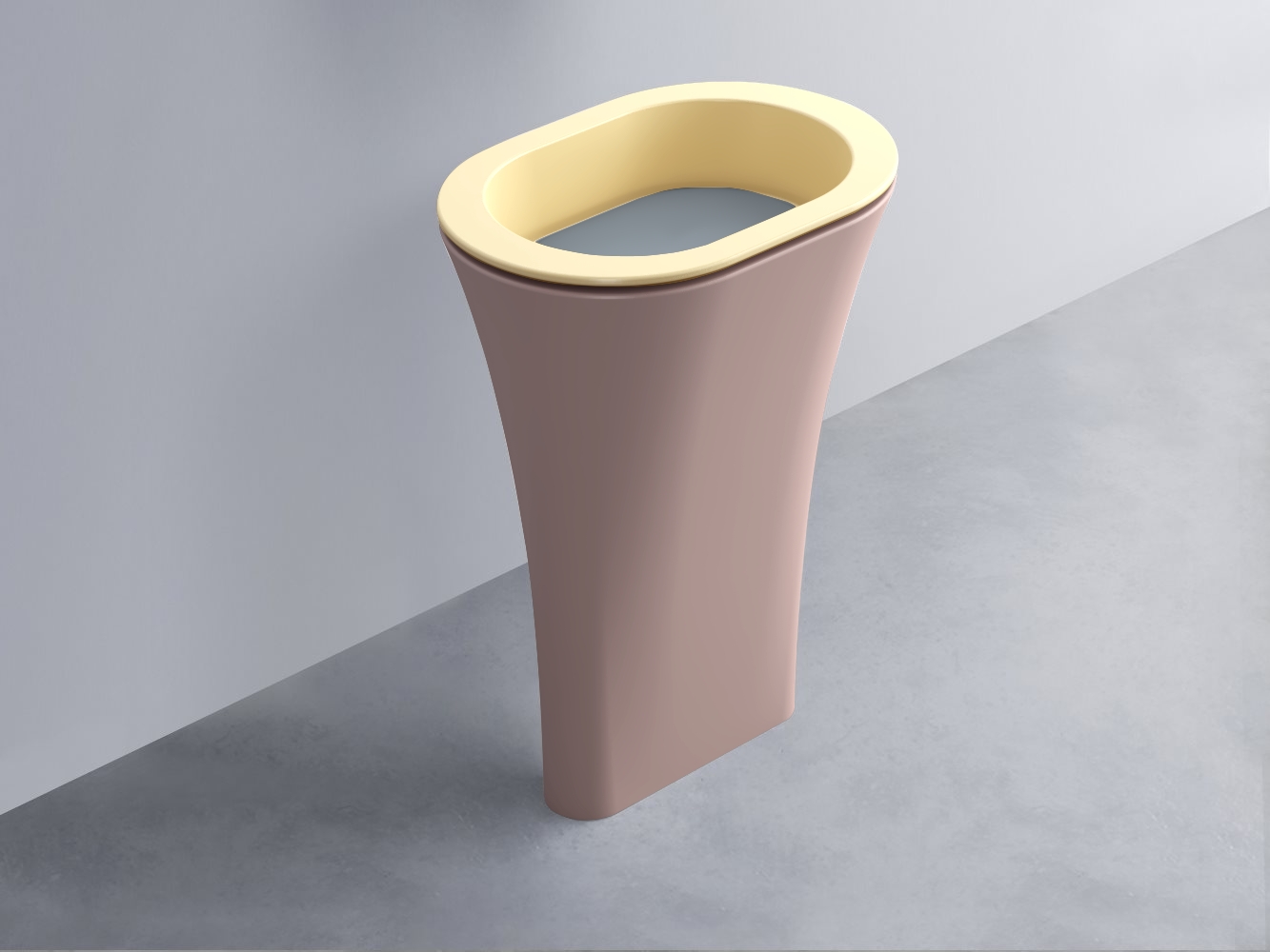 AMLA65-CN+AMPILO-BR+AMCOLO-CP Раковина Amedeo Ovale отдельностоящая cielo Enjoy + Amedeo Ceramica Cielo