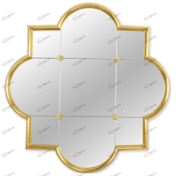 Зеркало-окно 95х95 см золотое Era Gold ART-ZERKALO ДИЗАЙНЕРСКИЕ 00-3884123 Зеркальный;золото 