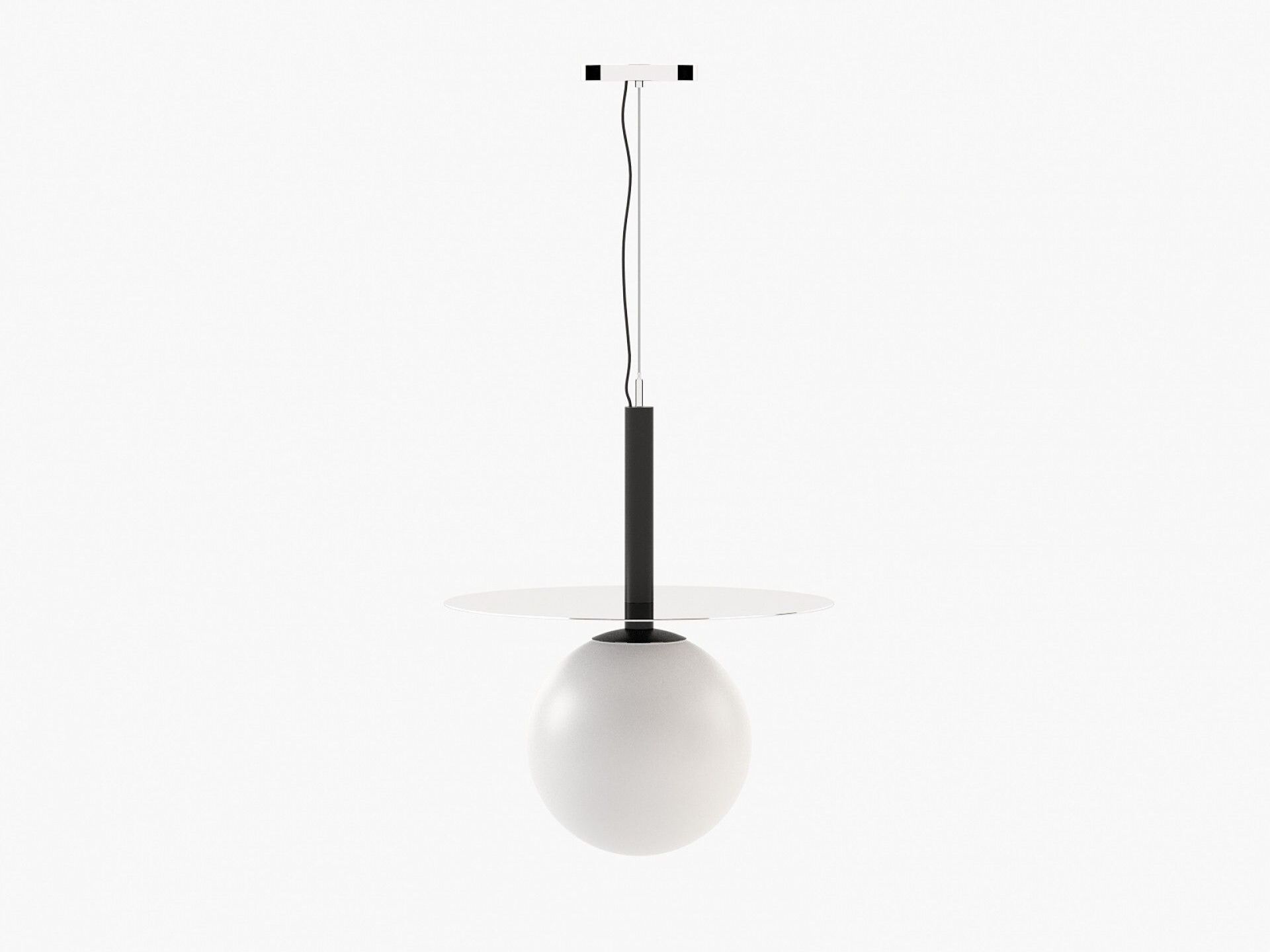 Подвесной светильник из нержавеющей стали и стекла Laskasas ARCH-00093769 - Вид №6