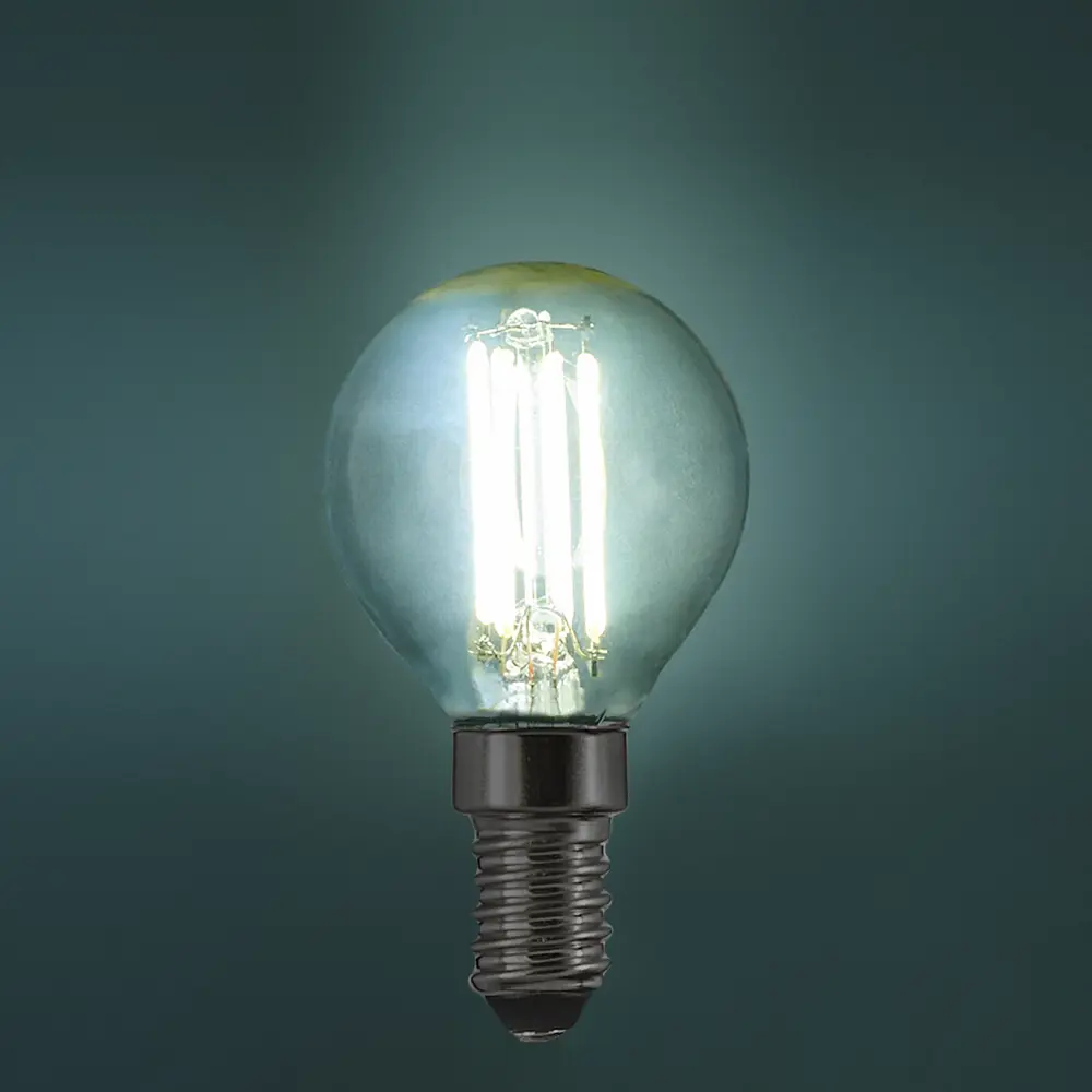 Лампа светодиодная Osram P E14 220/240 В 4 Вт шар 470 лм холодный белый свет 85306985 STLM-2020351  - Вид №2