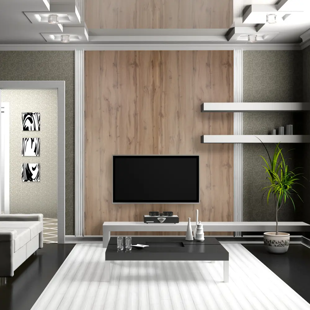 Santreyd Панель МДФ Дуб светлый вотан с 3D-текстурой 84231363 STLM-0047288 - Вид №5