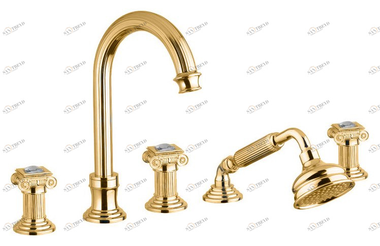 Смеситель на борт ванны Cezares OLIMP-BVD-03/24-Sw