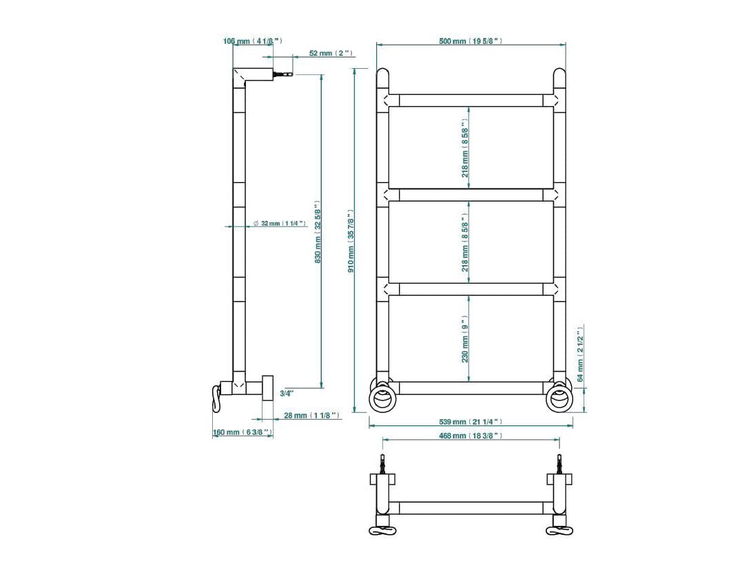 Полотенцесушитель THG Paris Collection O ARCH-00093154 - Вид №2