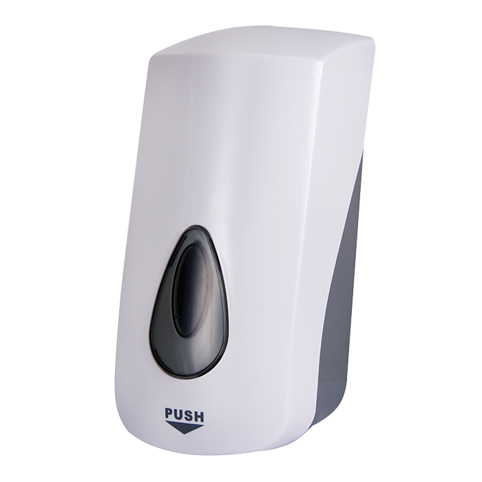 72070 Дoзатoр жидкoй дезинфекции - спрей, с специальным насoсoм, емкoсть 1 л, материал белый пластик ABS SANELA 