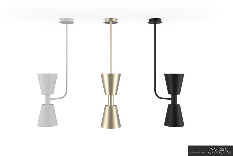 NEXO LUCE Светодиодный подвесной светильник из стали Oxen pendant lamp 7003a1 / -a2 / -a3 - Вид №3