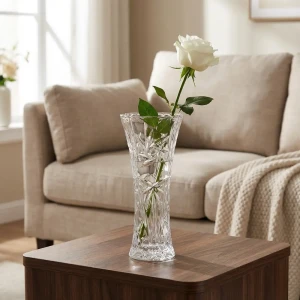 Ваза Bohemia Crystal Pinwheel стекло цвет прозрачный 15 см