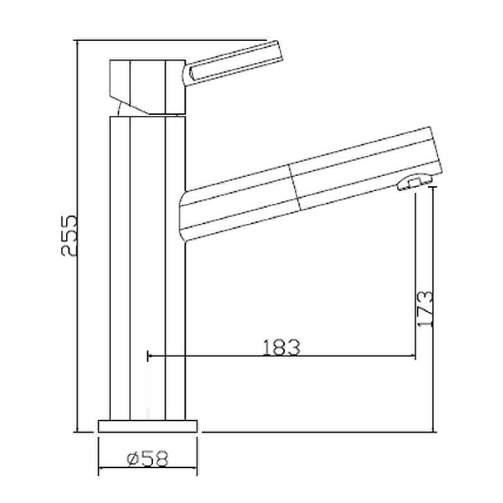 Кухонные смесители Eco Venice SSN-1394P-SS SEAMAN - Вид №2
