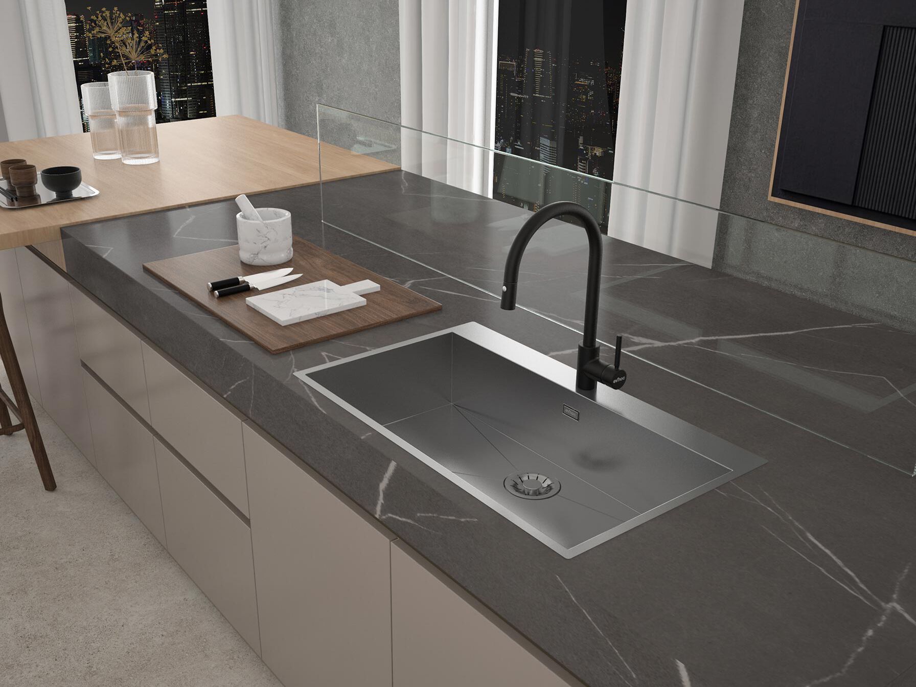 Раковина из нержавеющей стали Evhoc Etherna ARCH-00149129