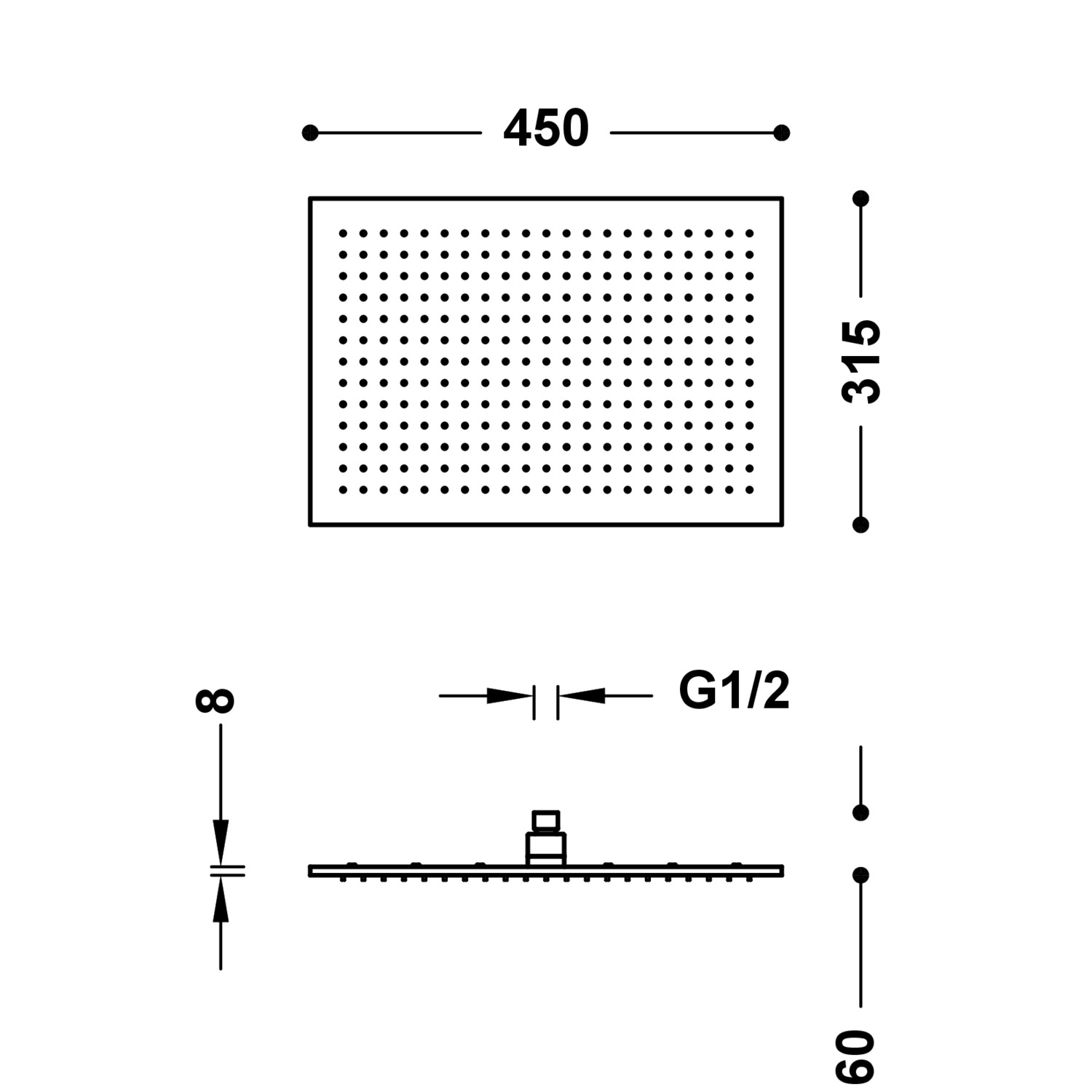 Насадка для душа-29963203 TRES Showers - Вид №1