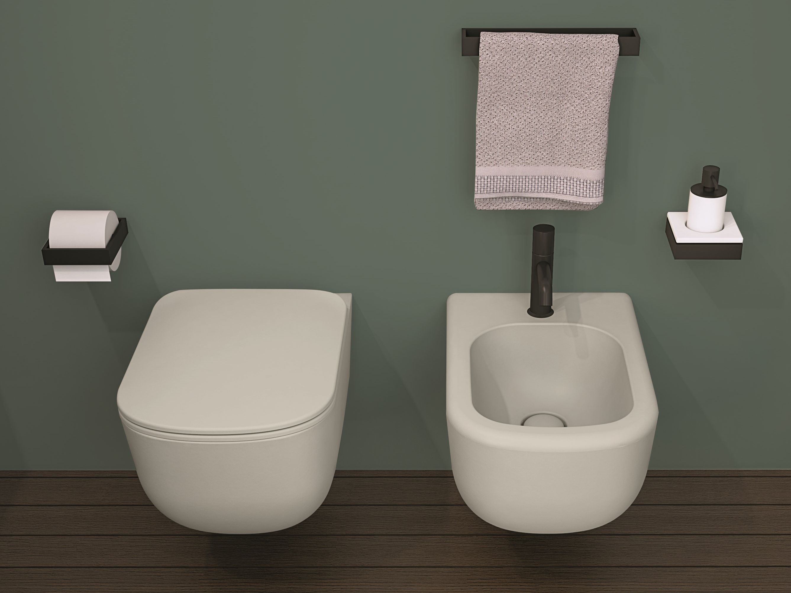 Керамическая настенная проволока для биде Ceramica Cielo ARCH-00004293 - Вид №1