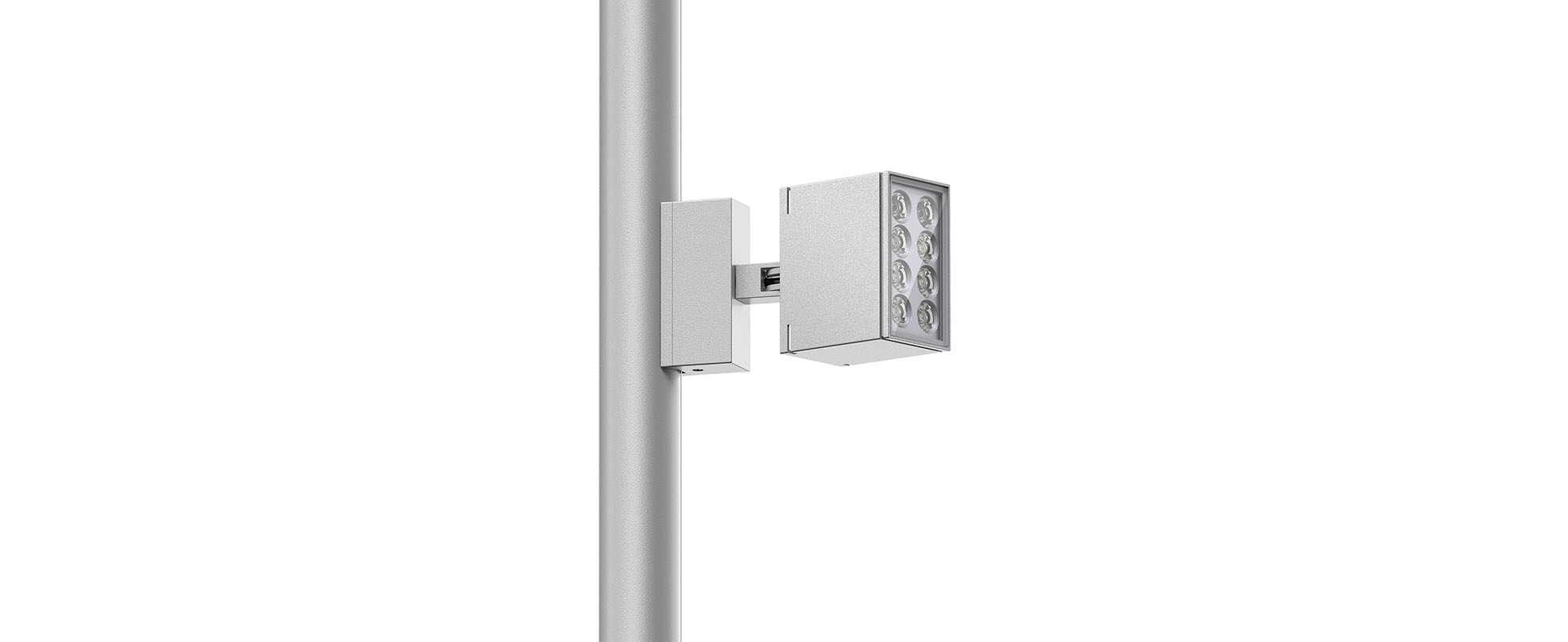 8720207 Уличное освещение  Platek TARGET MEDIUM Su palo  TARGET MEDIUM On pole - 8 LED RGBW Elliptical  - Вид №1