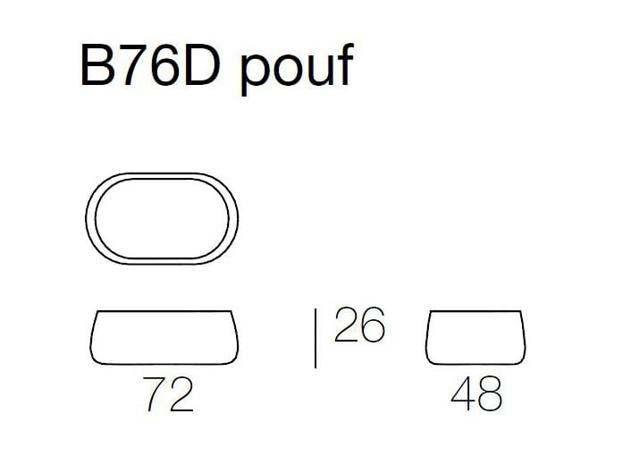 Пуф Paola Lenti Shito ARCH-00115059 - Вид №1