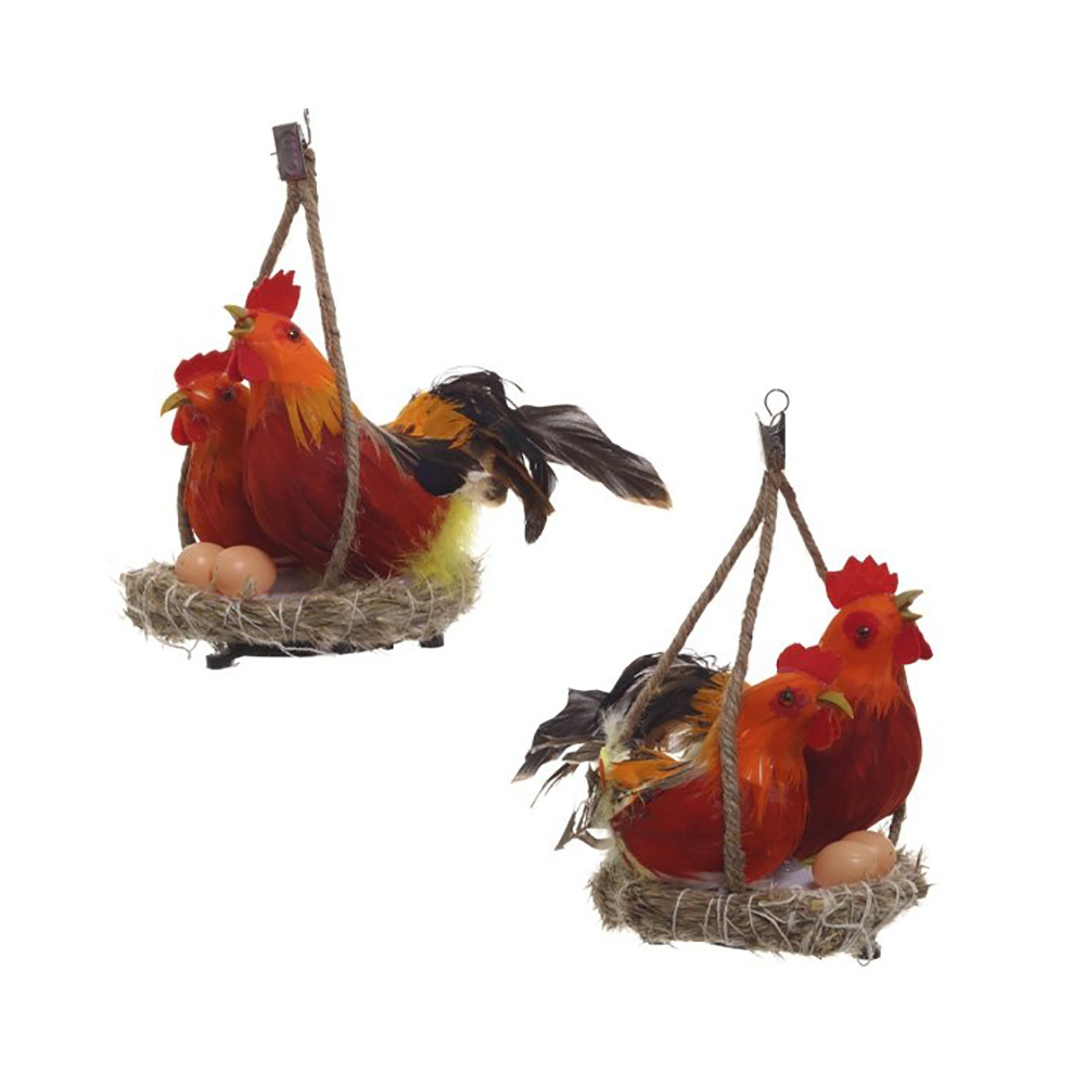 262146 Декоративное изделие "Петушок и курочка" 12 х 19 х 14 см Santreyd 