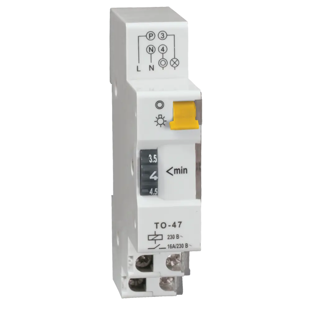 Таймер освещения Iek ТО47 230 В 16 А на DIN-рейку ИЭК STLM-2048236