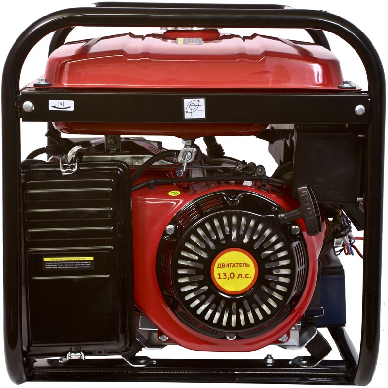 59755 Калибр Бензиновый электрогенератор БЭГ-5500А  - Вид №4
