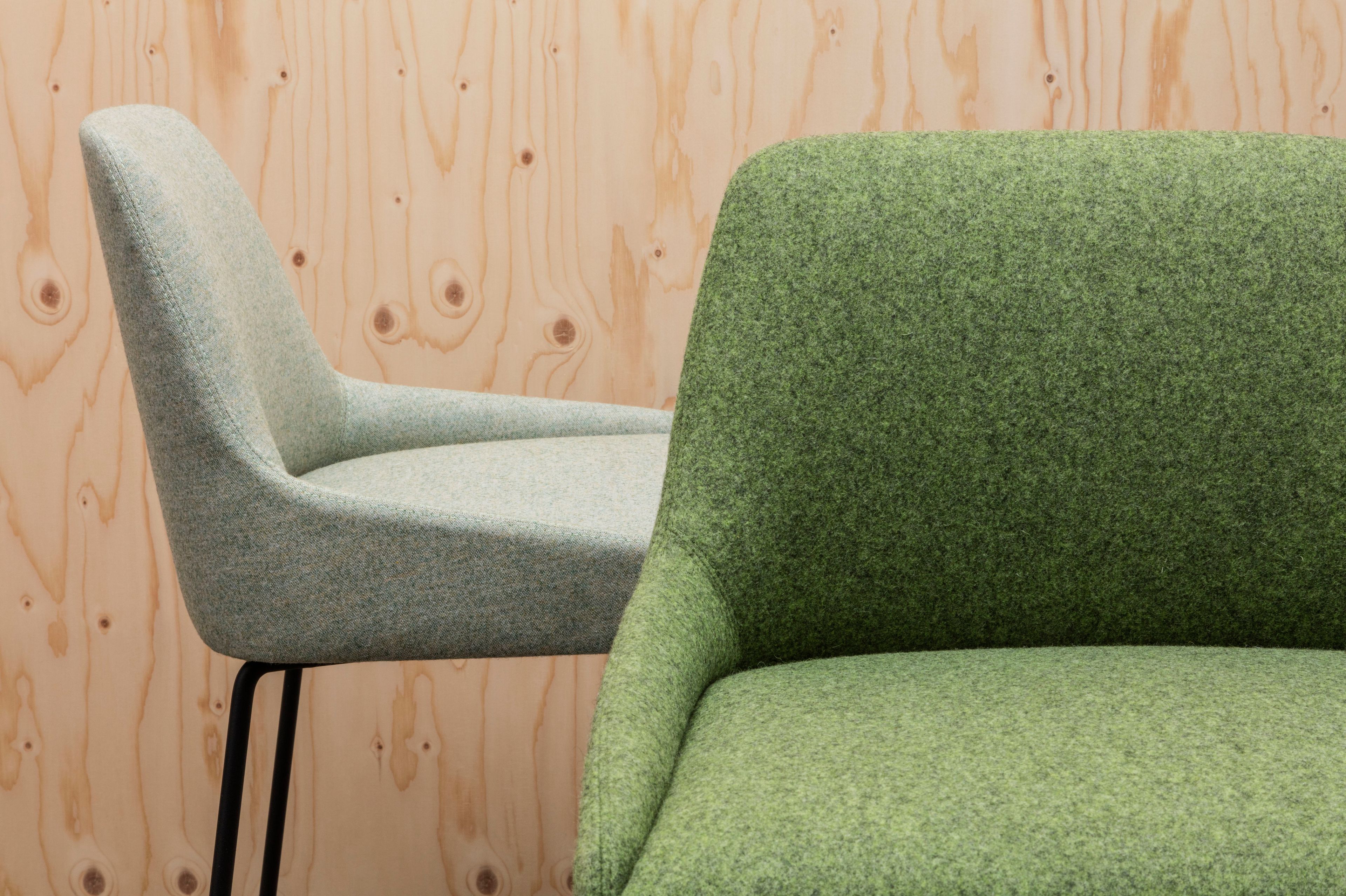 Высокий поворотный стул из ткани Andreu World ALYA BQ1590 / BQ1591 ARCH-00116749 - Вид №2