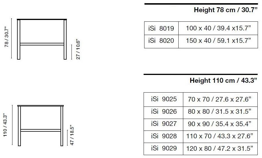 iSimar Прямоугольный стол London sun-id-1349906 - Вид №1