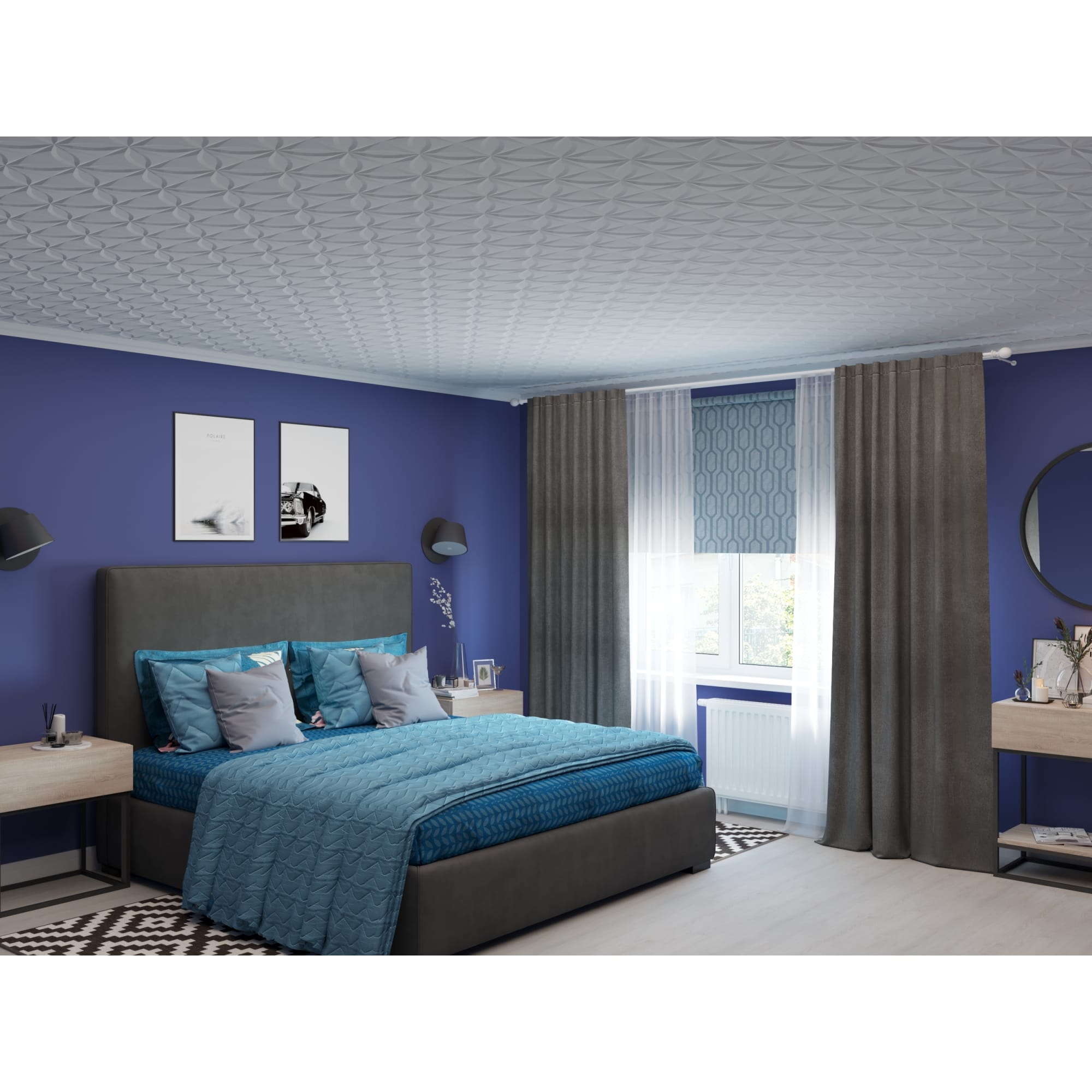 16984323 Плита потолочная С2004, 2 м2, 50х50 см, экструдированный полистирол Santreyd  - Вид №3