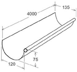 First Corporation Желоб с эффектом стали First plast sun-id-1346547 - Вид №1