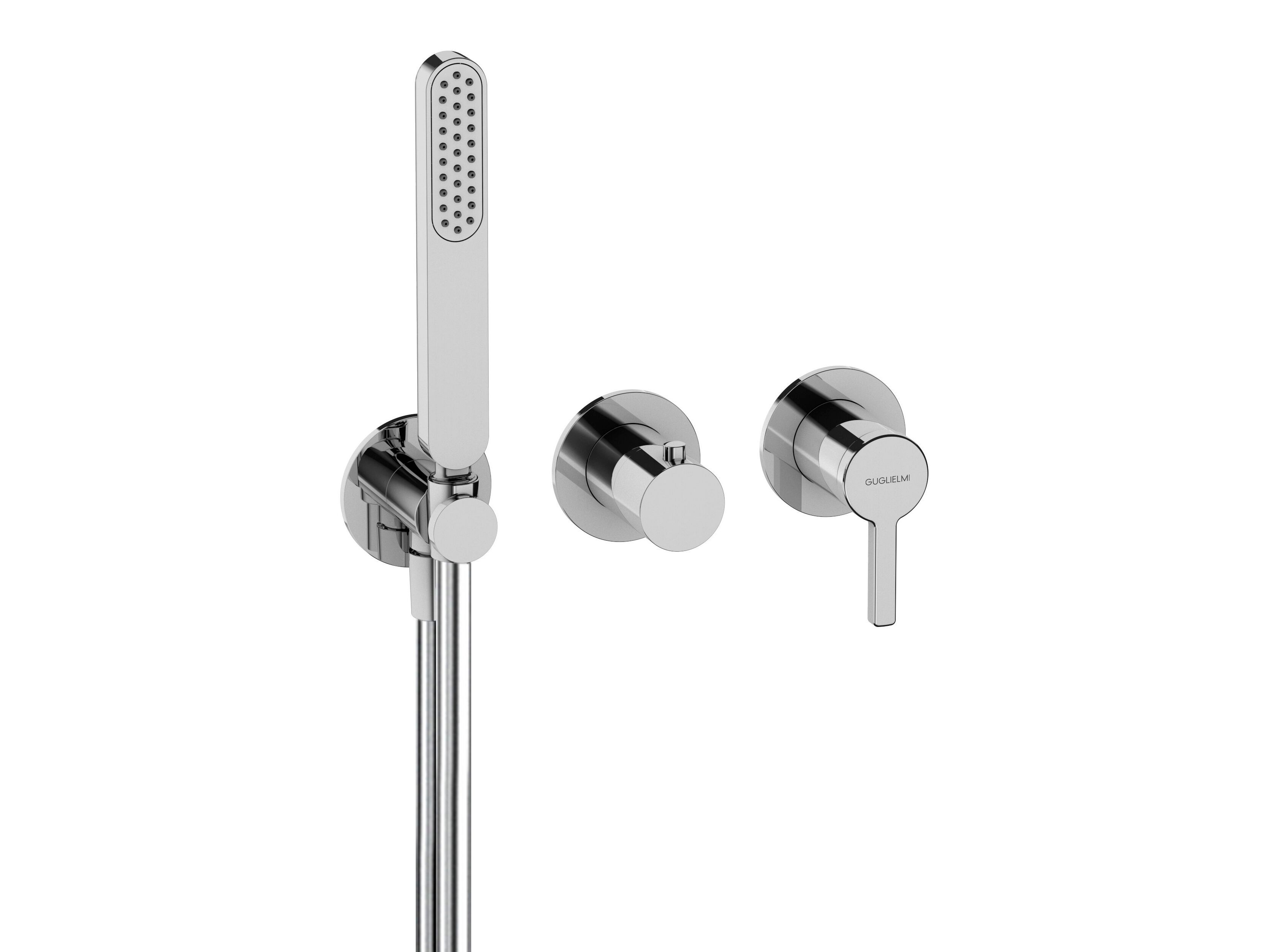 Однорычажный смеситель для душа с ручным душем GUGLIELMI RUBINETTERIE QR ARCH-00153000 - Вид №1