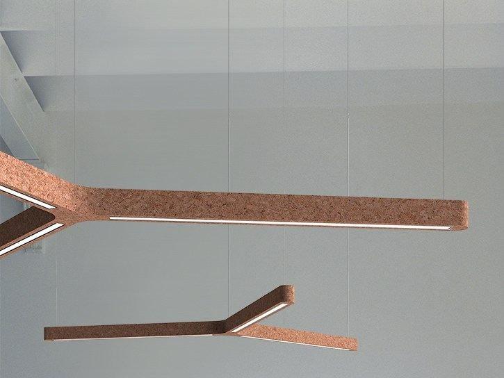 Подвесной светильник прямого света из пробки Illuminazione fonoassorbente Santreyd sun-id-1408378 - Вид №1