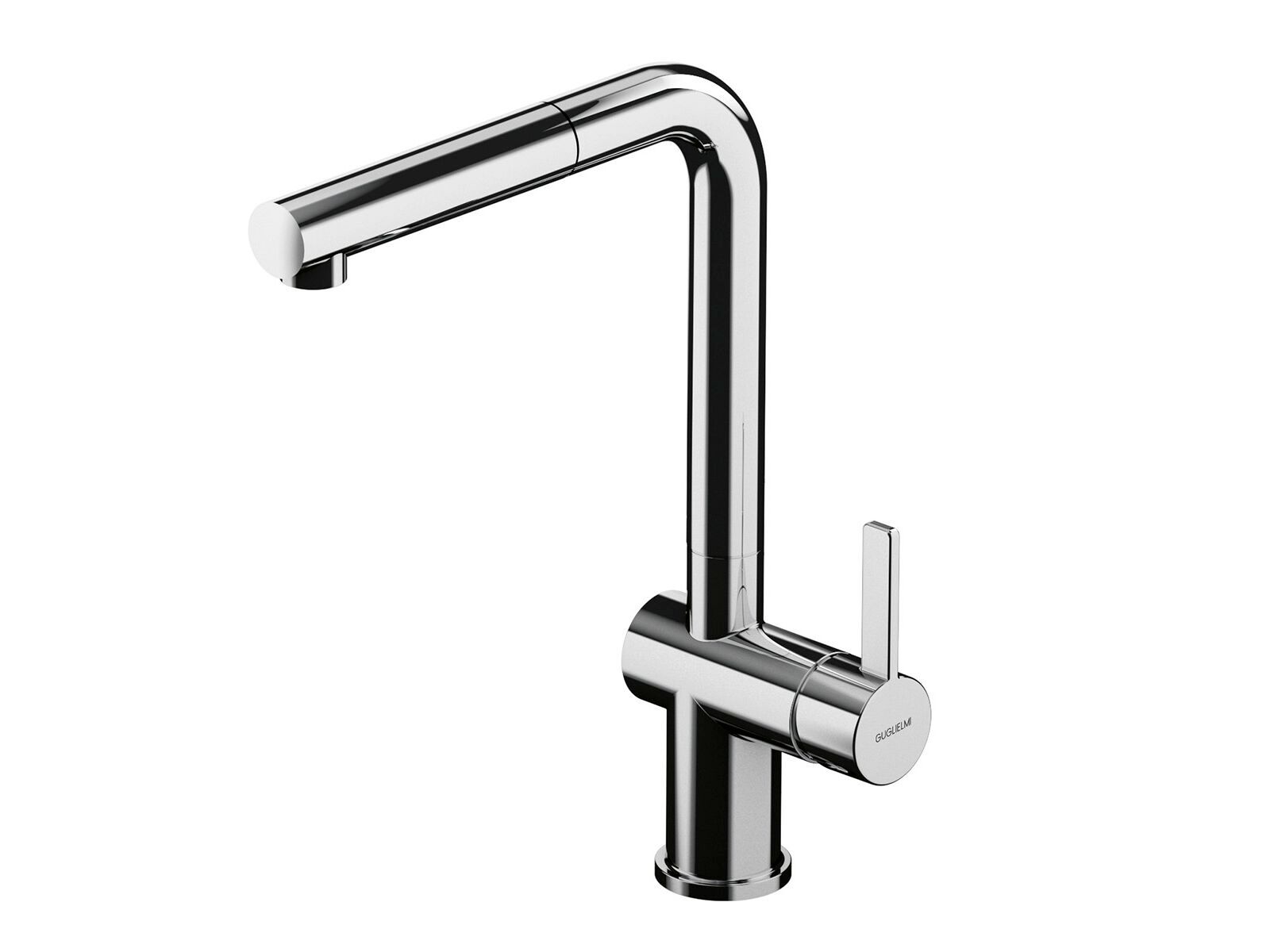 Однорычажный смеситель для кухни с выдвижным ручным душем GUGLIELMI RUBINETTERIE Rialto ARCH-00100238