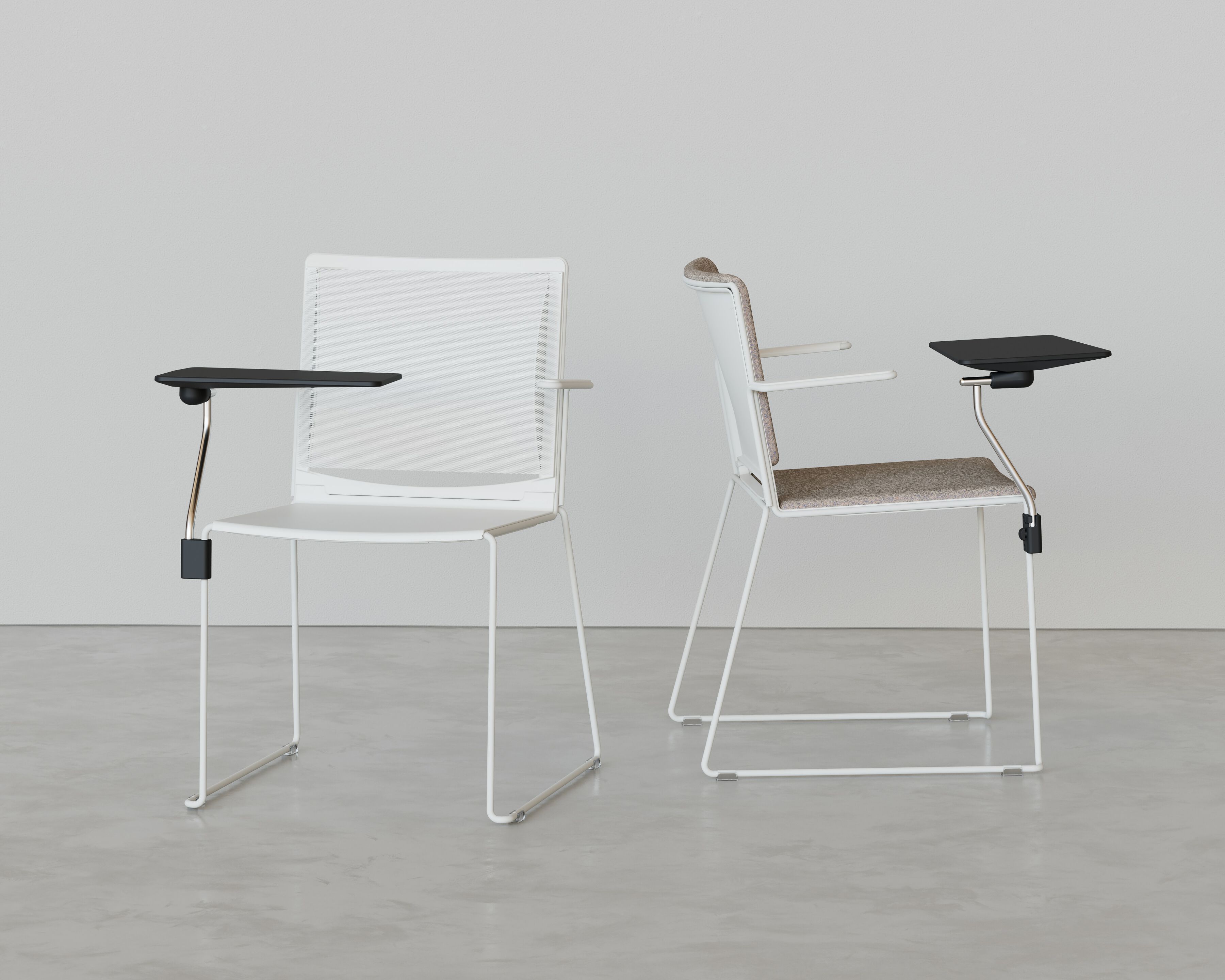 Штабелируемый стул с подлокотниками IBEBI мульти ARCH-00031310 - Вид №1