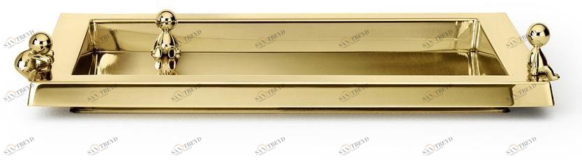 GHIDINI1961 Прямоугольный поднос из нержавеющей стали Omini Sg609hb101