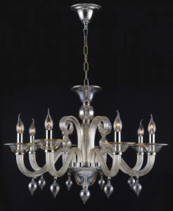 Подвесная люстра Crystal Lux Caetano SP8 бежевая CRYSTAL LUX ДИЗАЙНЕРСКИЕ, CAETANO 059430 Бежевый