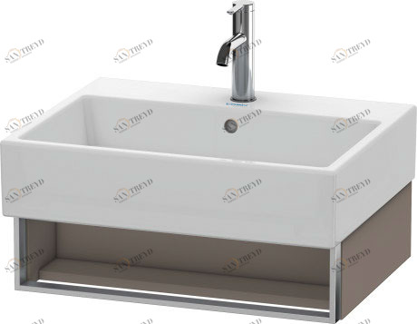 VA602504343 Vero Air Тумбочка подвесная Базальт матовый, декор Duravit