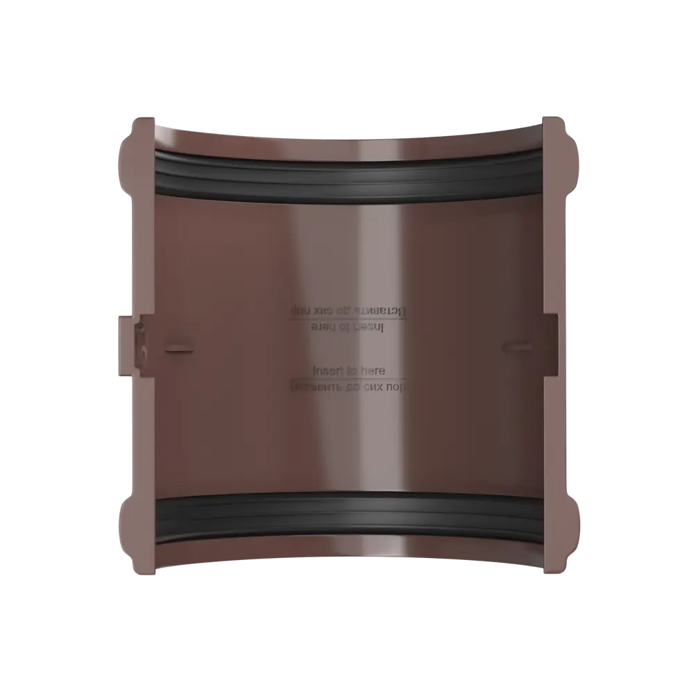 Соединитель желоба с уплотнителем цвет коричневый ТЕХНОНИКОЛЬ STLM-2122542 - Вид №1