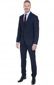 64122 Костюм мужской slim fit  blue El-Risto  Одежда для охранных структур  размер 50/176